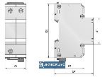 Ogranicznik przepięć 1P 25kA 255V B+C+D typ 1+2+3 PP BCD-Tr/25kA/Pk 373860 Leutron 3