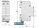 Ogranicznik przepięć B+C+D typ 1+2+3 1P 25kA 255V PP BCD-Tr/25kA/Pk 373860 Leutron 3