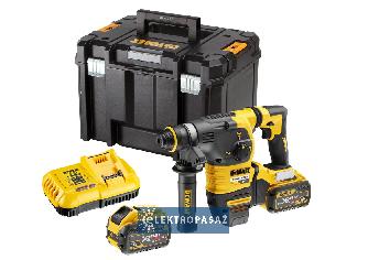 Akumulatorowy młot udarowo-obrotowy z uchwytem SDS-plus DeWalt DCH333X2-QW 3,5J 54V XR FlexVolt 2x9,0Ah TStak 1