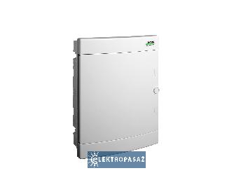 Rozdzielnica modułowa podtynkowa 2x12 N+PE IP40 klapka biała PNF 2x12W 101520 Noark 1