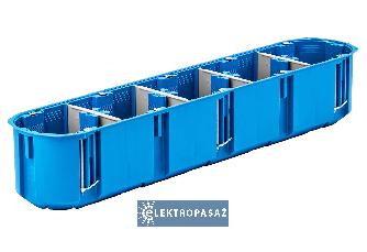 Puszka instalacyjna do płyt g-k 5×60mm głęboka 60mm niebieska P5x60D Multibox 2 32099203 Simet 1