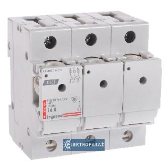 Rozłącznik bezpiecznikowy 3P 16A D01 R303 606704 Legrand  1