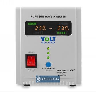 Zasilacz awaryjny Sinus Pro 1000 E 12/230V (700W/1000V) bez akumulatora do C.O. 3SP091012E Volt 1