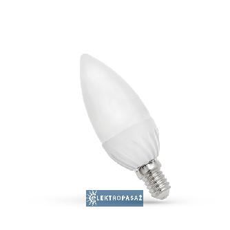 Żarówka LED świeczka E14  6,0W 500lm biała zimna 160st. Spectrum WOJ+13027 Wojnarowscy 1