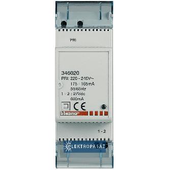 Zasilacz systemu wideodomofonowego BTICINO 2W AUDIO  0,6A 346020 Legrand 1