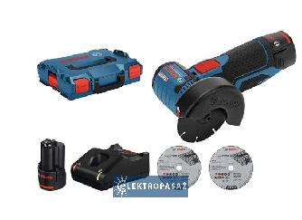 Szlifierka kątowa Bosch GWS 12V-76 76mm 12V 2x3,0Ah Li-Ion L-Boxx 06019F200B 1