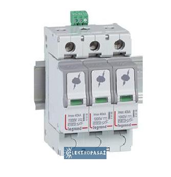 Ogranicznik przepięć PV 3P typ 2 40kA 1000V DC 414156 Legrand 1