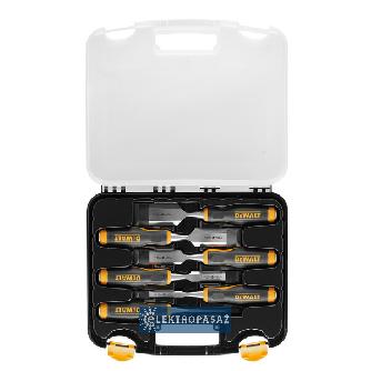 Dłuta stolarskie płaskie 6 szt. DeWalt DWHT16852-9 1