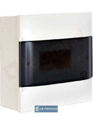 Rozdzielnica modułowa natynkowa 1x 8 N+PE IP40 IK07 z klapką Practibox S 134218 Legrand 1