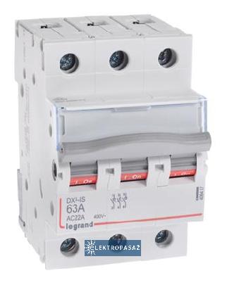 Rozłącznik izolacyjny modułowy 3P  63A FR 303 406467 Legrand 1