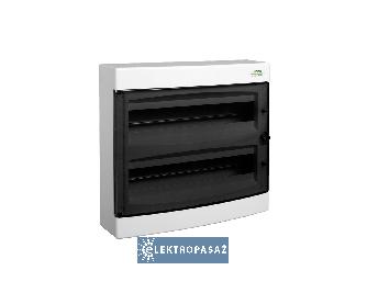Rozdzielnica modułowa natynkowa 2x12 N+PE IP40 klapka przezroczysta PNS 24T 101500 Noark 1