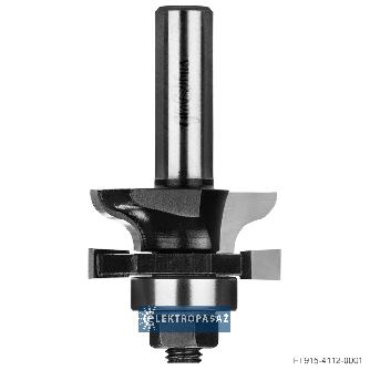 Frez trzpieniowy kształtowy CNC Premium z łoż. doln. do ramek drzwi meblowych D=33xH=19/d=12 wzdłużny FT915-3312-0001 Globus 1