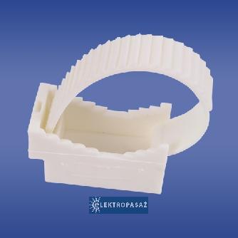 Uchwyt paskowy UP-30 biały opk.=100szt 12.2 Elektro-plast Opatówek 1