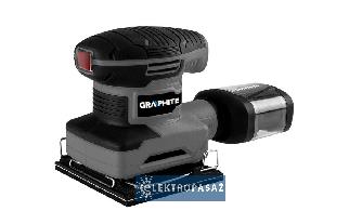 GRAPHITE Szlifierka oscylacyjna 59G322 240W stopa 110 x 100 mm 1