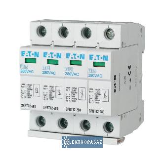 Ogranicznik przepięć 4P 12,5kA Typ T1+T2 SPBT12-280/4 158331 Eaton 1