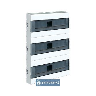 Rozdzielnica modułowa natynkowa 3x18 N+PE IP40 z klapką SRn-54 1.9 Elektro-plast Opatówek 1