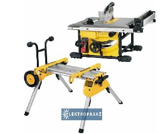 Pilarka tarczowa stołowa DeWalt DWE7485RS-QS 210mm 1850W + podstawa z funkcją wózka DE7400 Nowość 1
