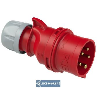 Wtyczka siłowa przenośna 32A 5P 400V czerwona IP44 Shark 025-6 PCE 1