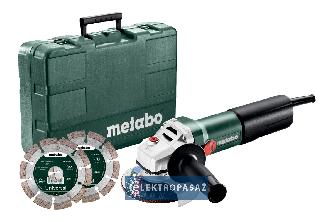 Szlifierka kątowa Metabo WEQ 1400-125 125mm 1400W + 2 tarcze diamentowe 600347510 1
