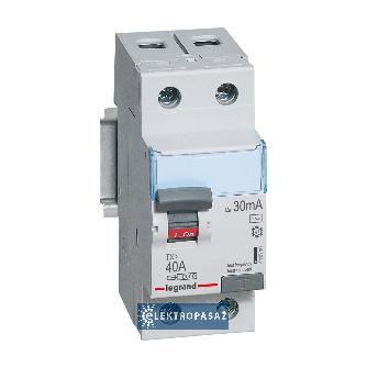Wyłącznik różnicowoprądowy 2P 40A 0,03A typ AC IP2X P302 TX3 411510 Legrand 1