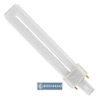 Świetlówka kompaktowa wtykowa 2G7 (4-pin)  9W 600lm biała neutralna Master PL-S 9W/840/4P 26096370 Philips 1