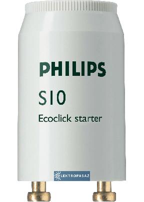 Zapłonnik do świetlówek (starter) 4-65W S10 SIN 220-240V WH EUR 928392220230 Philips 1