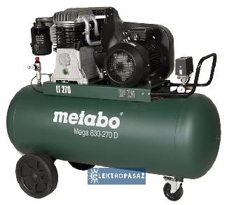 Sprężarka tłokowa Metabo Mega 830-270 D 3-fazowa duży zbiornik 270l 4116020441 1