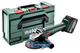 Szlifierka kątowa akumulatorowa Metabo W 18 7-125 Quick 125mm 18V 2x4,0Ah Li-Power metaBOX 165 L 602371510 1