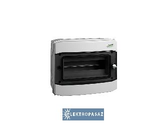 Rozdzielnica modułowa natynkowa 1x12 N+PE IP65 klapka transparentna PHS 12T 101494 Noark 1