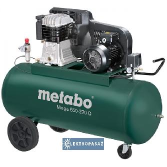 Sprężarka tłokowa Metabo Mega 650-270 D 3-fazowa 601543000 1
