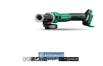 Szlifierka kątowa HiKOKI G1813DVE W2Z 125mm reg. obrotów 18V bez akumulatora i ładowarki walizka HITSYSTEM 1