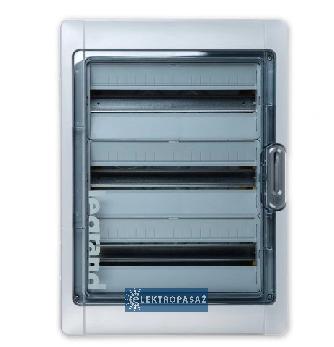 Rozdzielnica modułowa natynkowa 3x18 IP65 z klapką Practibox 601947 Legrand 1