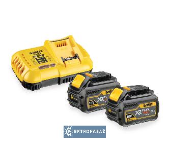 Zestaw DeWalt DCB118T2-QW ładowarka DCB118 18V/54V XR FlexVolt + 2 akumulatory DCB546 6,0Ah Li-Ion 1
