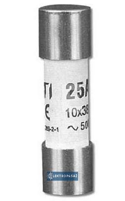 Wkładka bezpiecznikowa cylindryczna 10x38mm 10A gG 500V CH10 002620007 ETI Polam 1