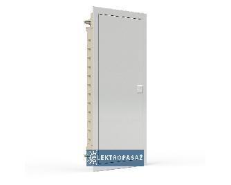 Rozdzielnica modułowa podtynkowa 4x12 IP40 N+PE IP40 IK06 drzwi metalowe białe PMF 48 107104 Noark 1