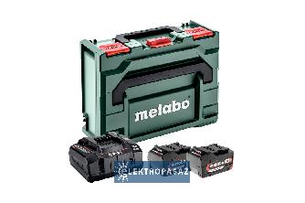 Akumulatory Metabo 18V 2x5,2Ah Li-Power + ładowarka ASC 145 metaBOX 145 685065000 1