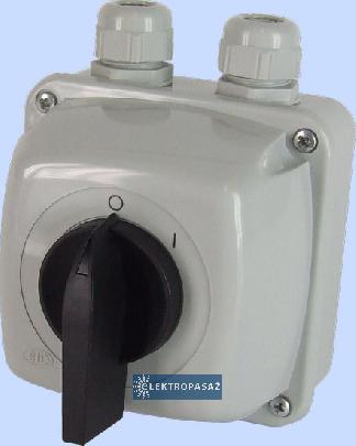 Łącznik krzywkowy ŁUK  40-13 0-1 w obudowie IP44 924005 Elektromet S.I. 1