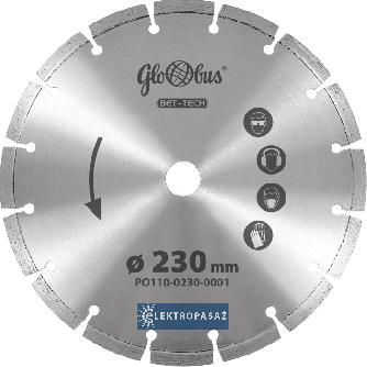 Tarcza diamentowa do cięcia prosta 125x22,23 Bet-Tech do betonu PO110-0125-0001 Globus 1