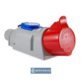 Gniazdo siłowe stałe 32A 5P + 2P+Z 250V IP44 Tarel 177 Polam Nakło 1