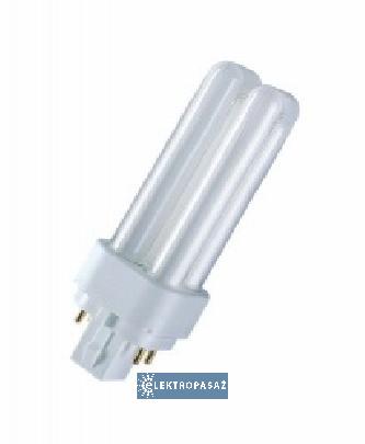 Świetlówka kompaktowa wtykowa G24q-3 (4-pin) 26W 1800lm biała neutralna Duluxe D/E 26W/840 4050300020303 Ledvance 1