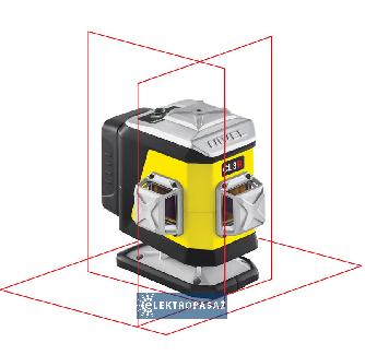 Laser krzyżowy 3x360st. Nivel CL3R wiązka czerwona Bluetooth 1