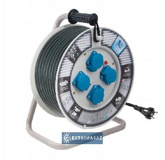Przedłużacz bębnowy 50m 4x2P+Z 16A 3x 2,5mm2 OW (H05RR-F) IP44 B.1114-50 Pawbol 1