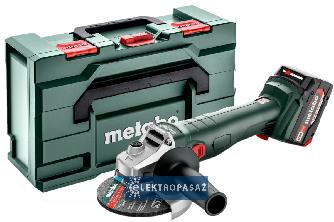 Szlifierka kątowa akumulatorowa Metabo W 18 L 9-125 Quick 125mm 18V 2x5,2Ah Li-Power metaBOX 165 L 602249650 1