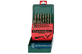 Zestaw wierteł do metalu Metabo HSS-CO kpl.= 19szt w metalowej kasecie 627157000 1