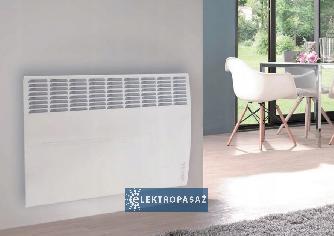 Grzejnik konwekcyjny elektryczny  500W F120 naścienny biały termostat z programatorem 002470 Atlantic 1