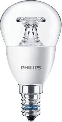 Żarówka LED kulka E14  4,0W 250lm biała ciepła przezroczysta CorePro Lustre 871869650759900 Philips 1
