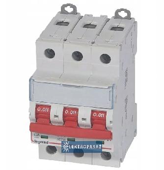 Rozłącznik izolacyjny modułowy 3P  63A FRX 303 406536 Legrand 1