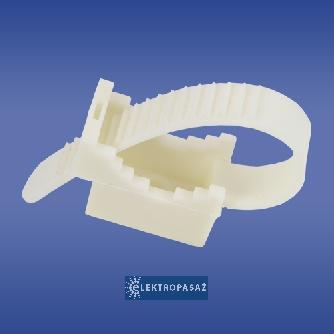 Uchwyt paskowy UP-22 biały opk.=100szt 12.1 Elektro-plast Opatówek 1