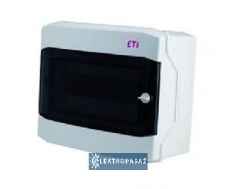 Rozdzielnica modułowa natynkowa PV 1x12 N+PE 1500V DC IP65 drzwi transparentne ECH-12PT 001101062 ETI Polam 1