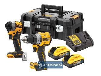 Zestaw narzędzi Combo DeWalt DCK2051H2T-QW 18V XR 2x5,0Ah PowerStack DCF850+DCD800 TSTAK 1